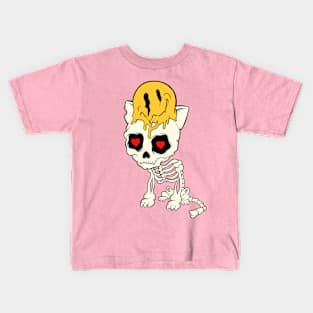 Playful Pals - Cat & Smiley Mix Kids T-Shirt